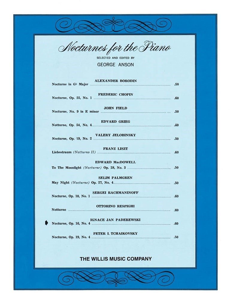 Nocturne, Op. 16, No. 4